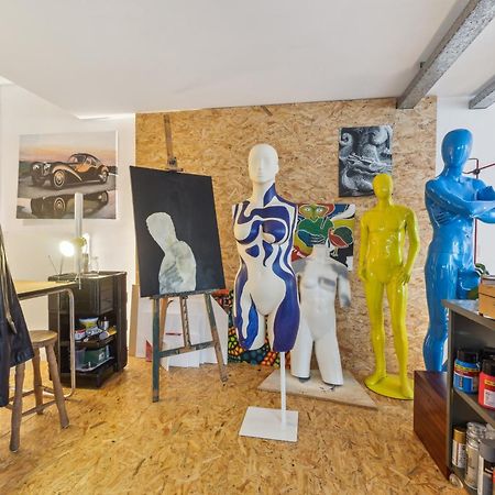 Cosy Art Studio Near Station With Bikes And Garden Gent Eksteriør billede